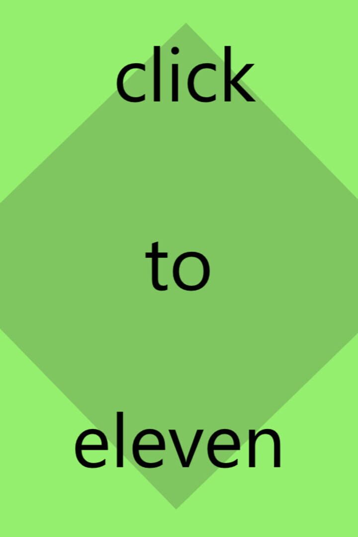 Capa de Click To Eleven