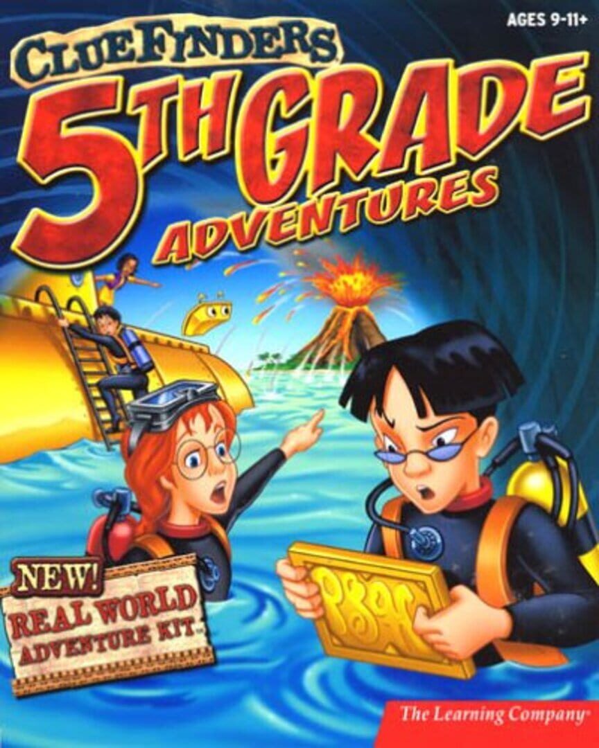 Portada de ClueFinders 5th Grade Adventures: The Secret of the Living Volcano