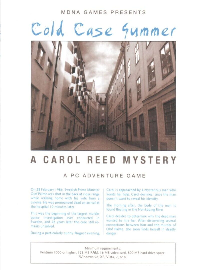 Capa de Cold Case Summer