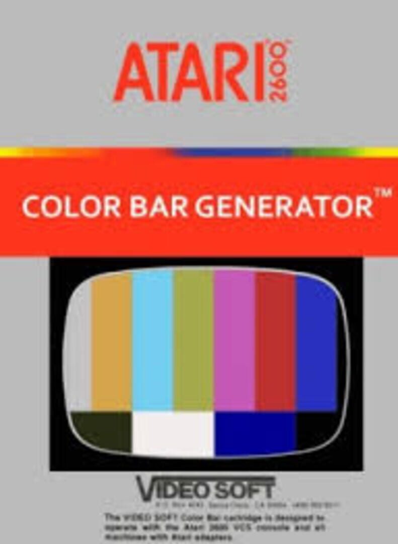 Color Bar Generator Cover