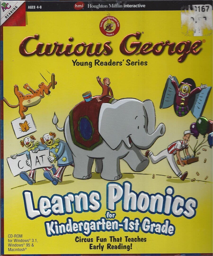 Curious George Learns Phonics Kapağı