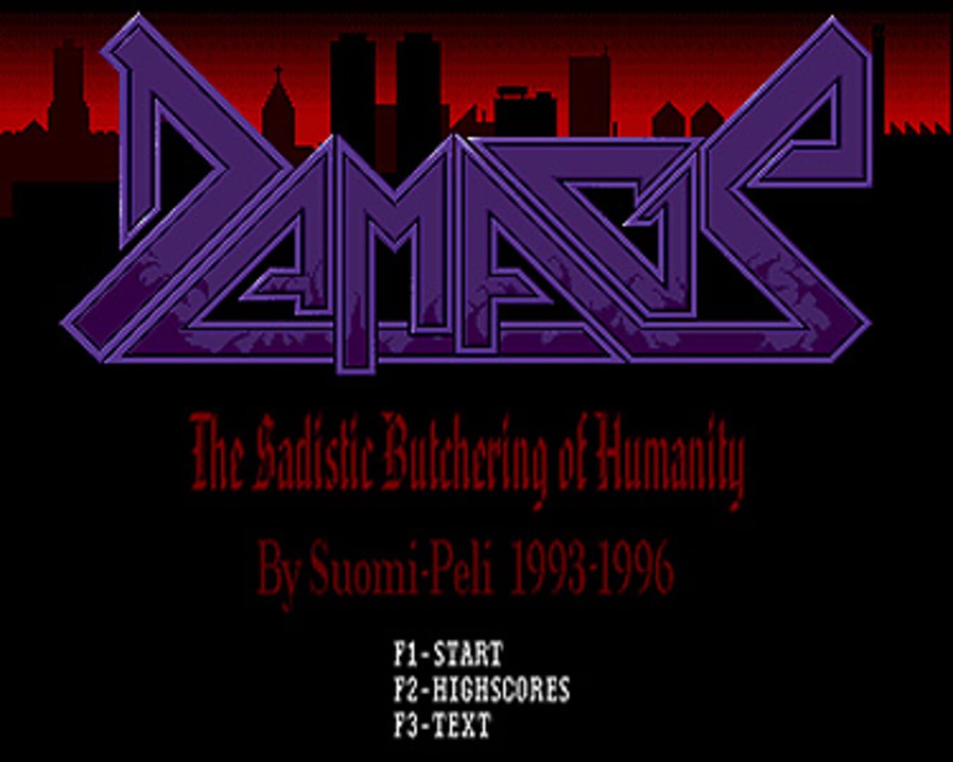 Couverture de Damage: Sadistic Butchering of Humanity