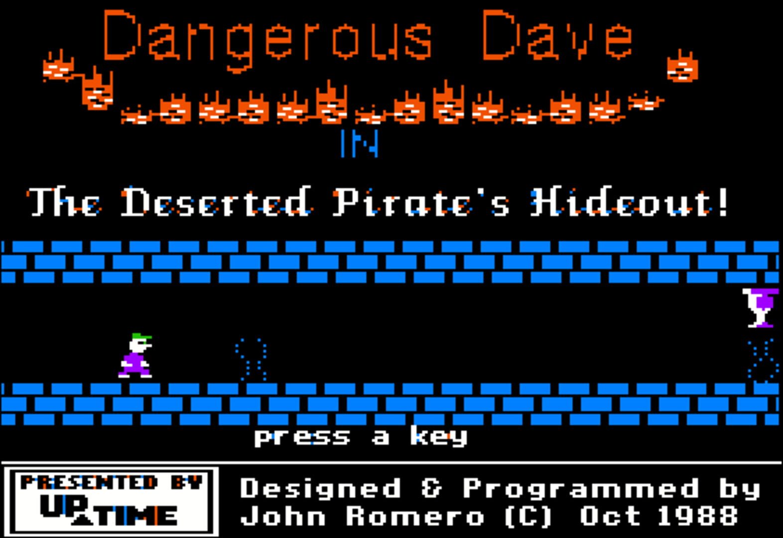 Dangerous Dave in the Deserted Pirate's Hideout Cover