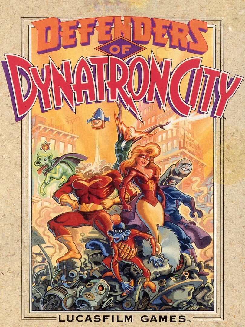 Defenders of Dynatron City カバー
