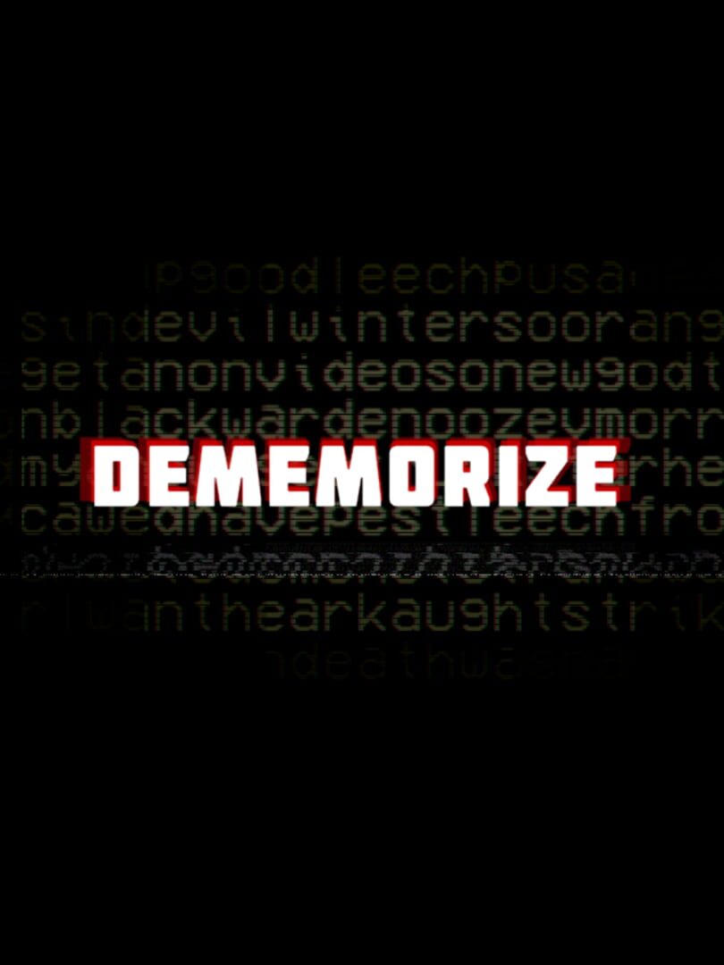 Couverture de Dememorize