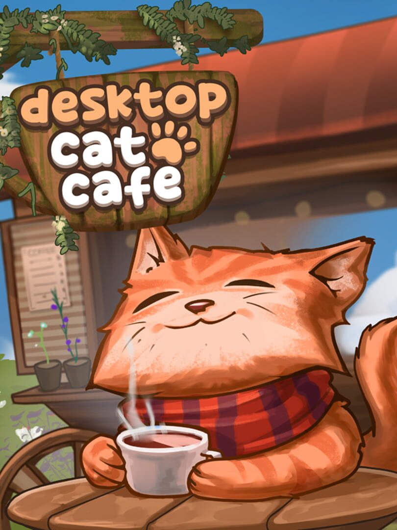 Capa de Desktop Cat Cafe