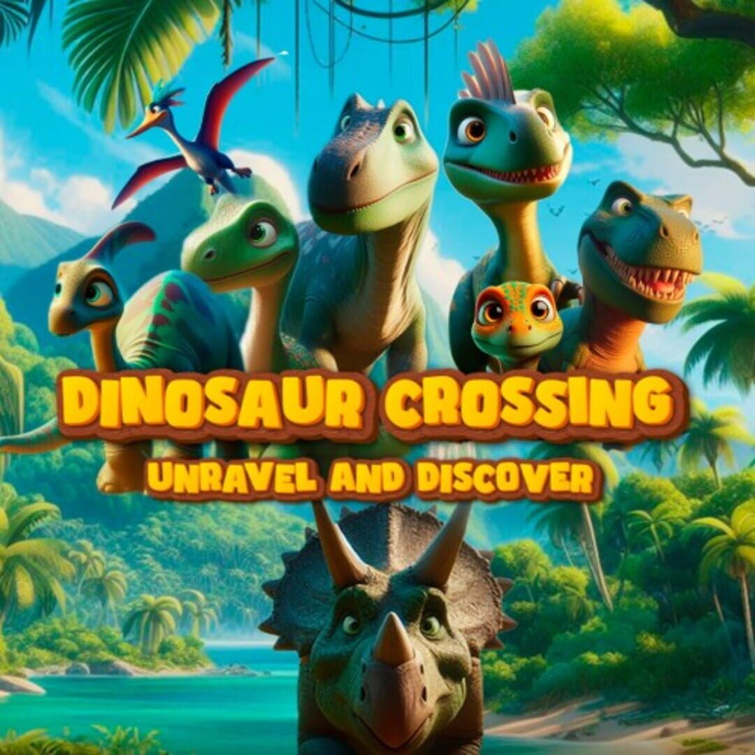 Copertina di Dinosaur Crossing: Unravel and Discover