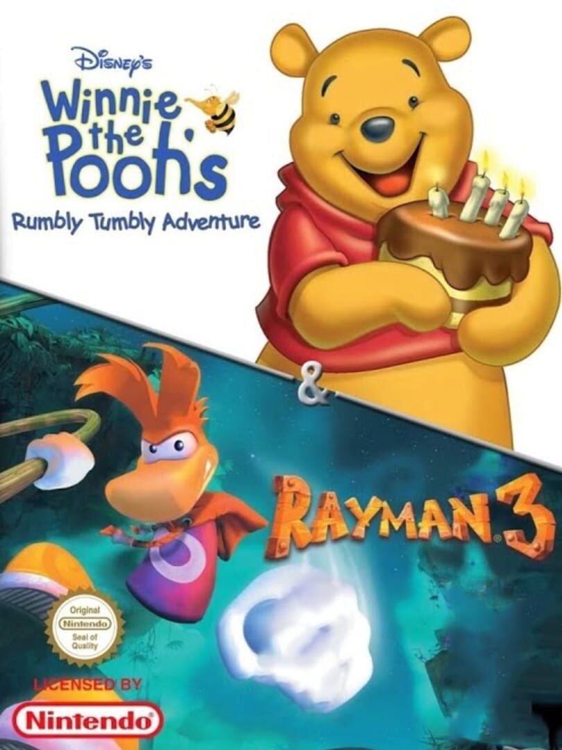 Disney's Winnie the Pooh's Rumbly Tumbly Adventure & Rayman 3 Cover