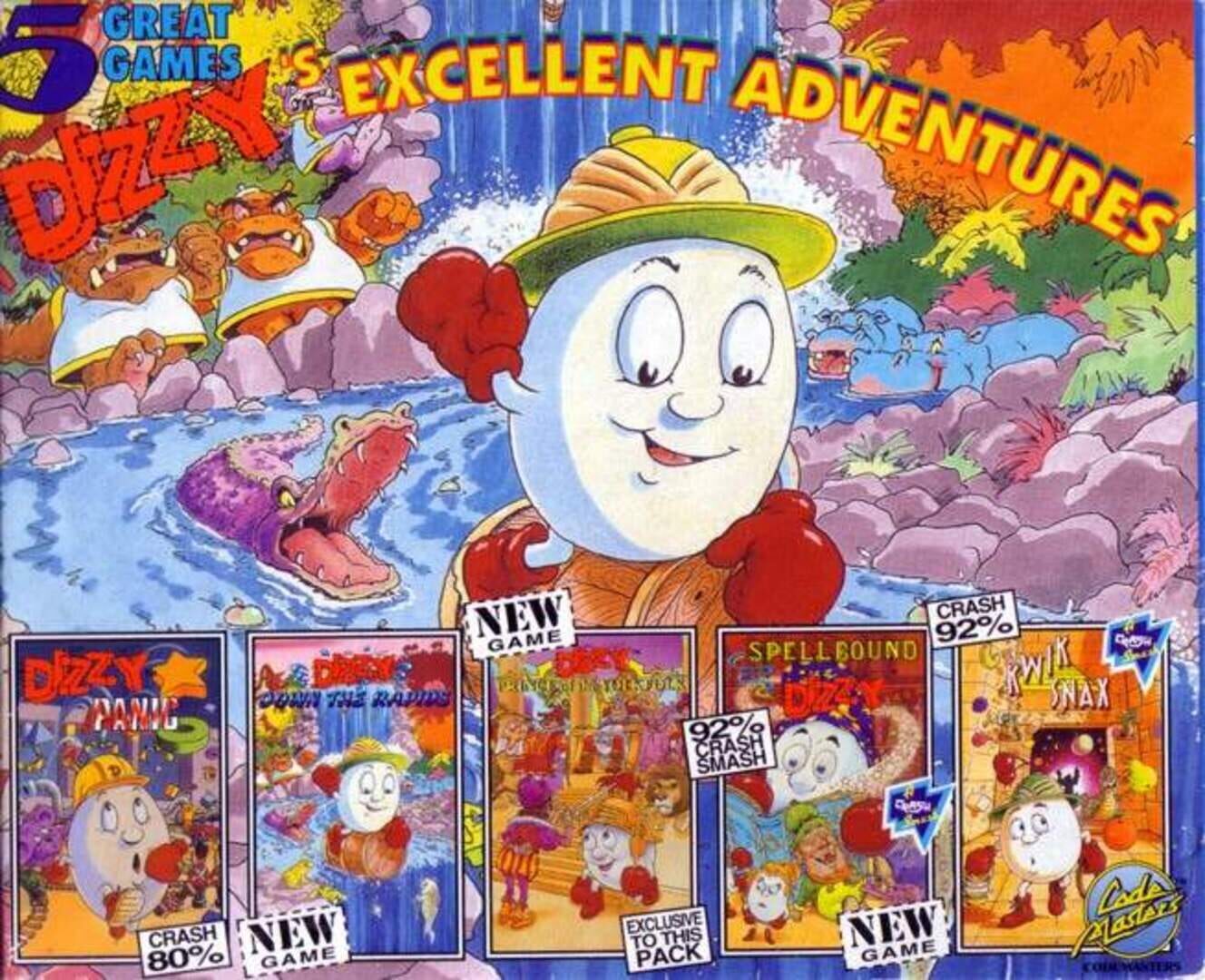 Dizzy's Excellent Adventures Cover