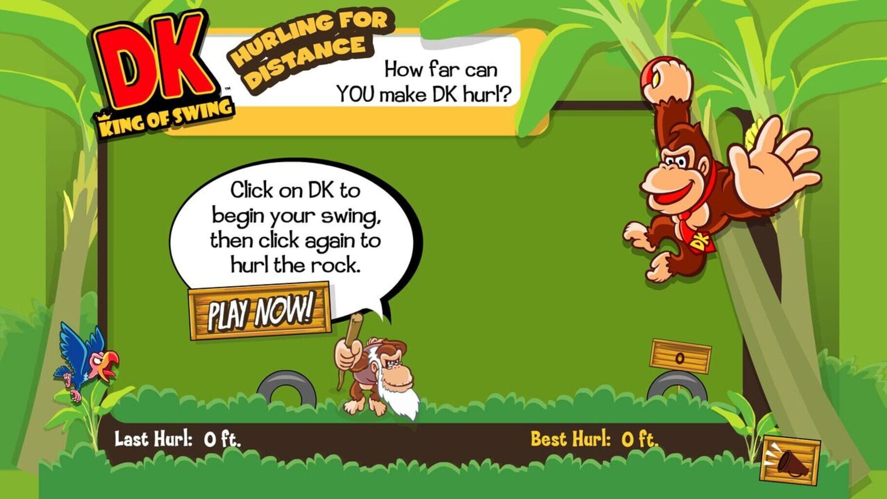 Copertina di DK: King of Swing - Hurling for Distance