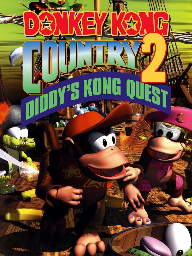 Donkey Kong Country 2: Diddy's Kong Quest カバー
