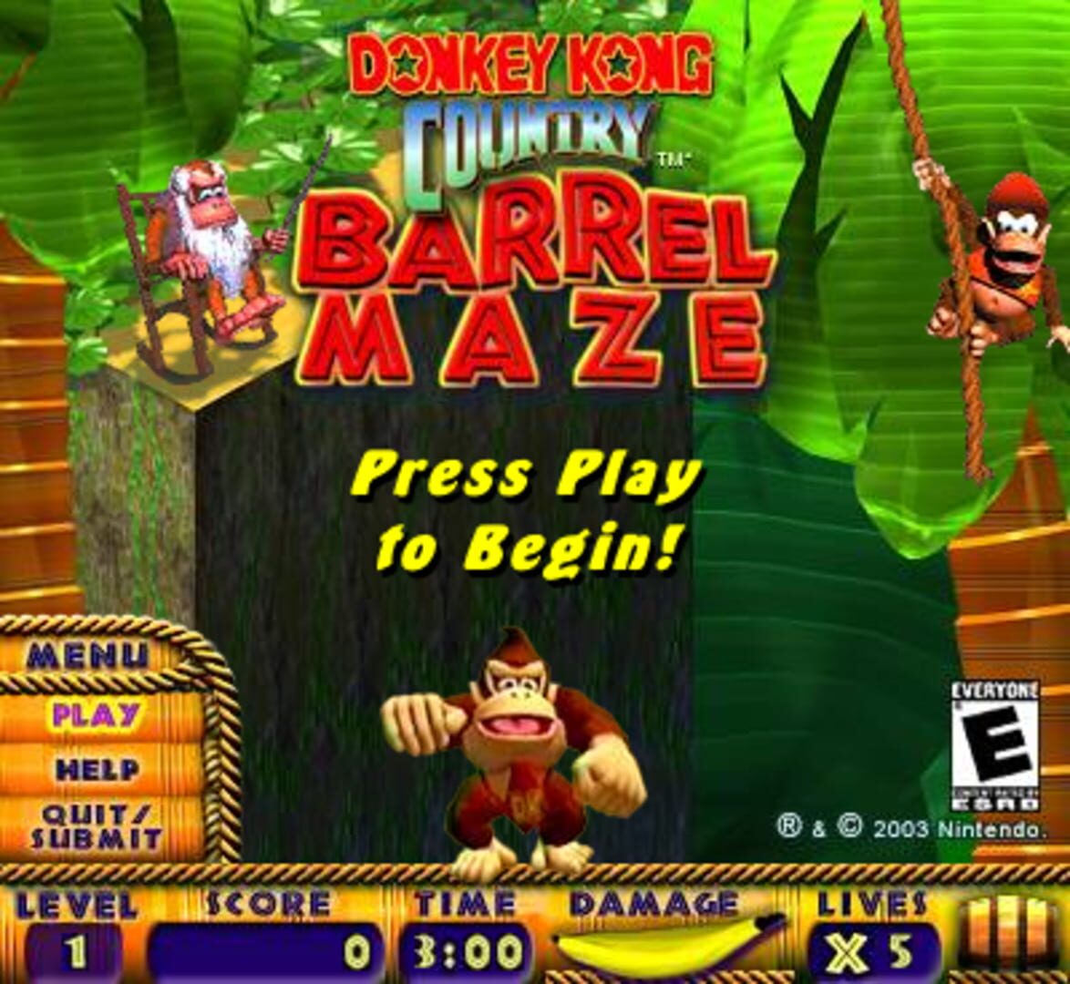 Donkey Kong Country: Barrel Maze 커버