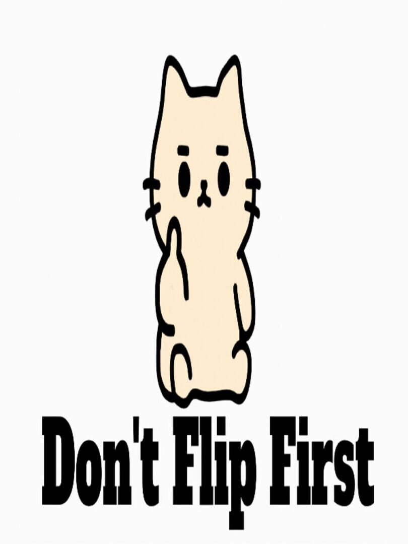 Portada de Don't Flip First