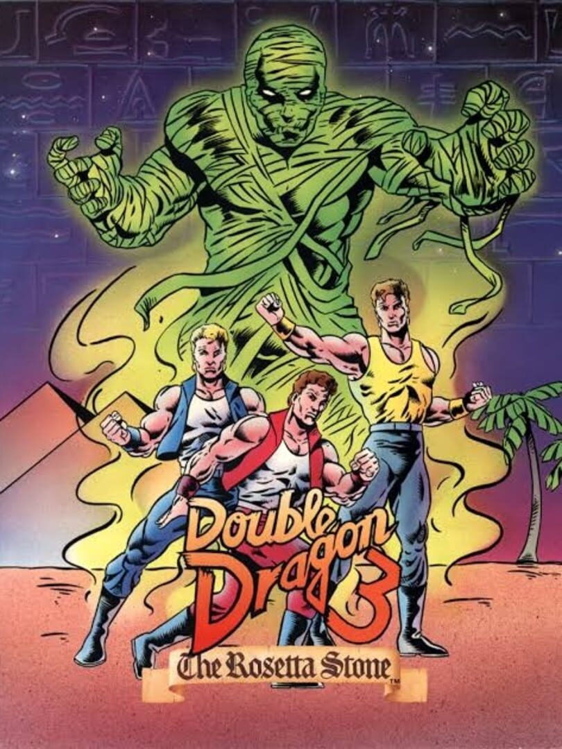 Capa de Double Dragon 3: The Rosetta Stone