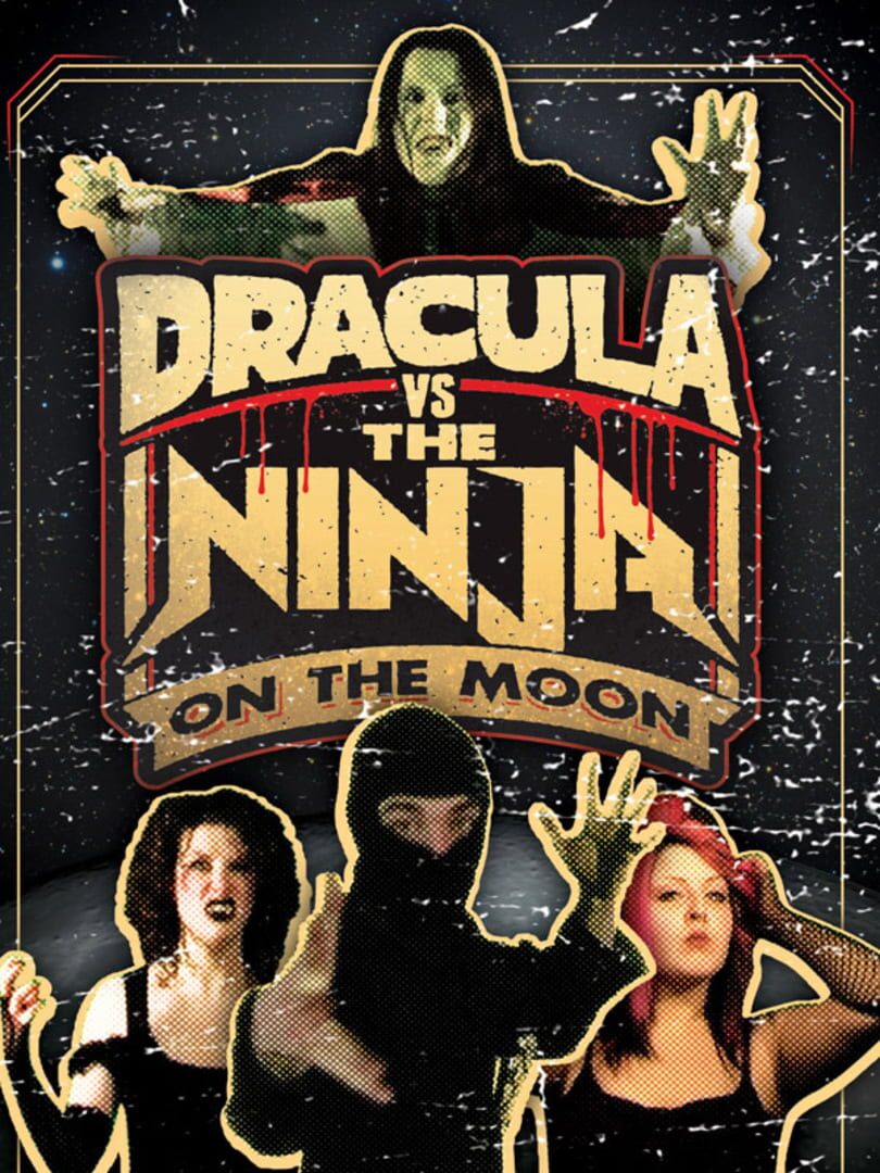 Copertina di Dracula vs. The Ninja On the Moon