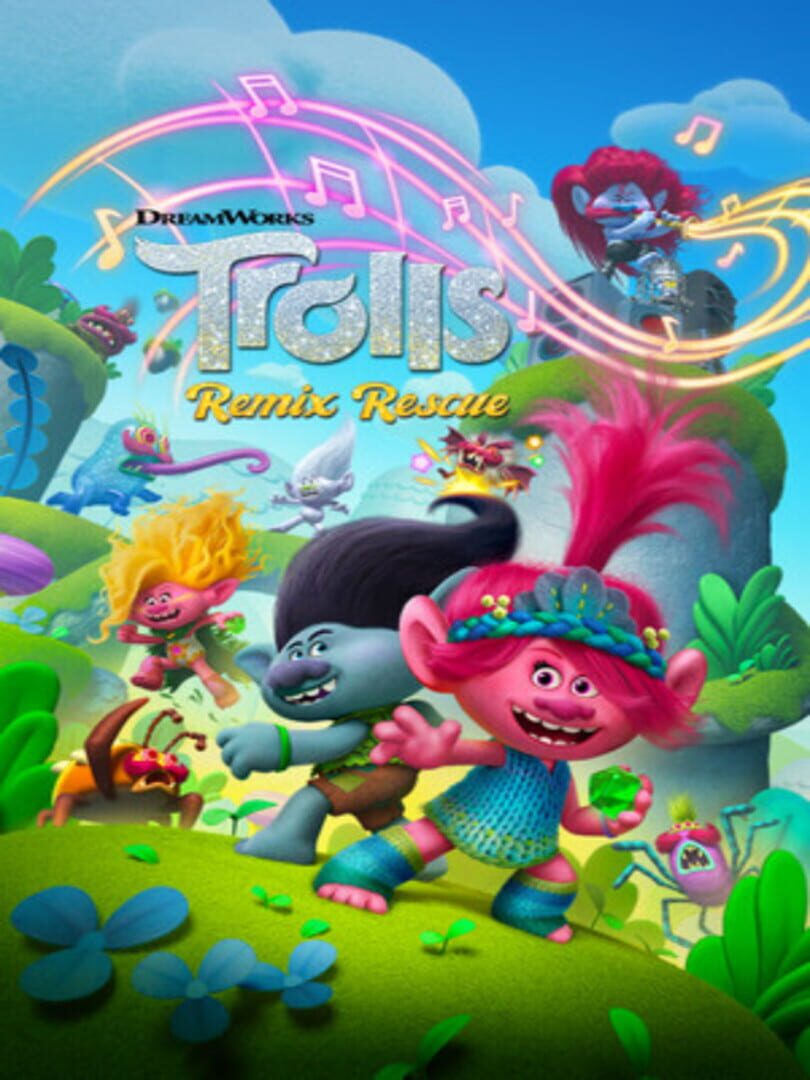 Capa de DreamWorks Trolls Remix Rescue