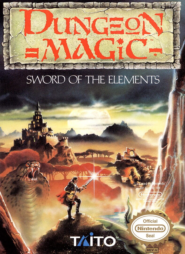 Copertina di Dungeon Magic: Sword of the Elements
