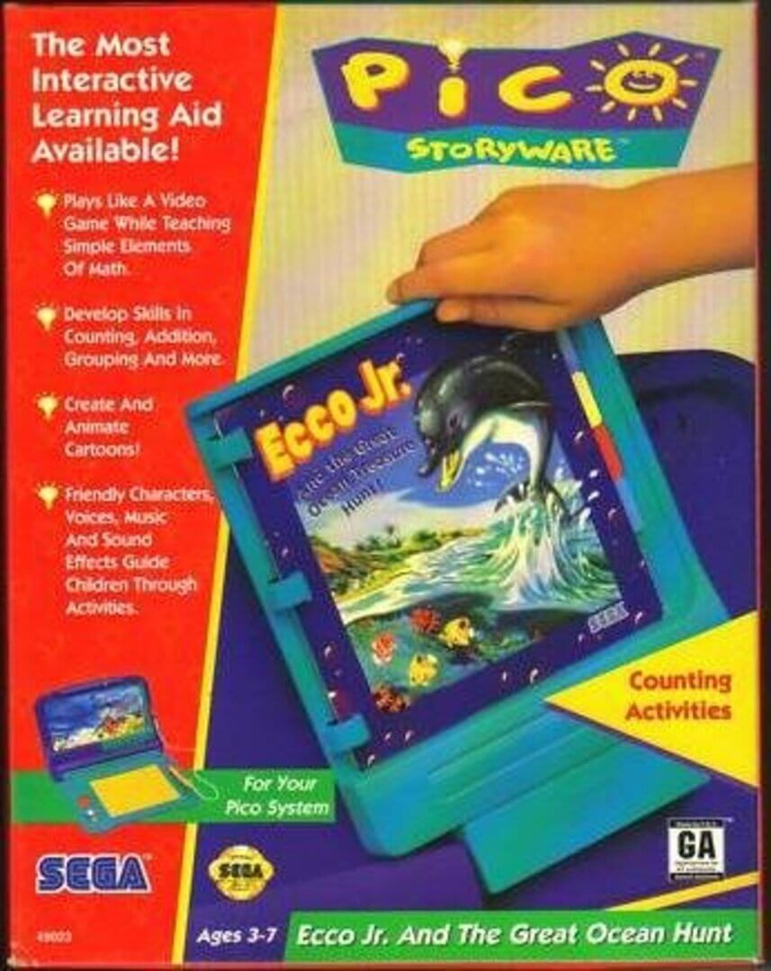 Couverture de Ecco Jr. and The Great Ocean Treasure Hunt!