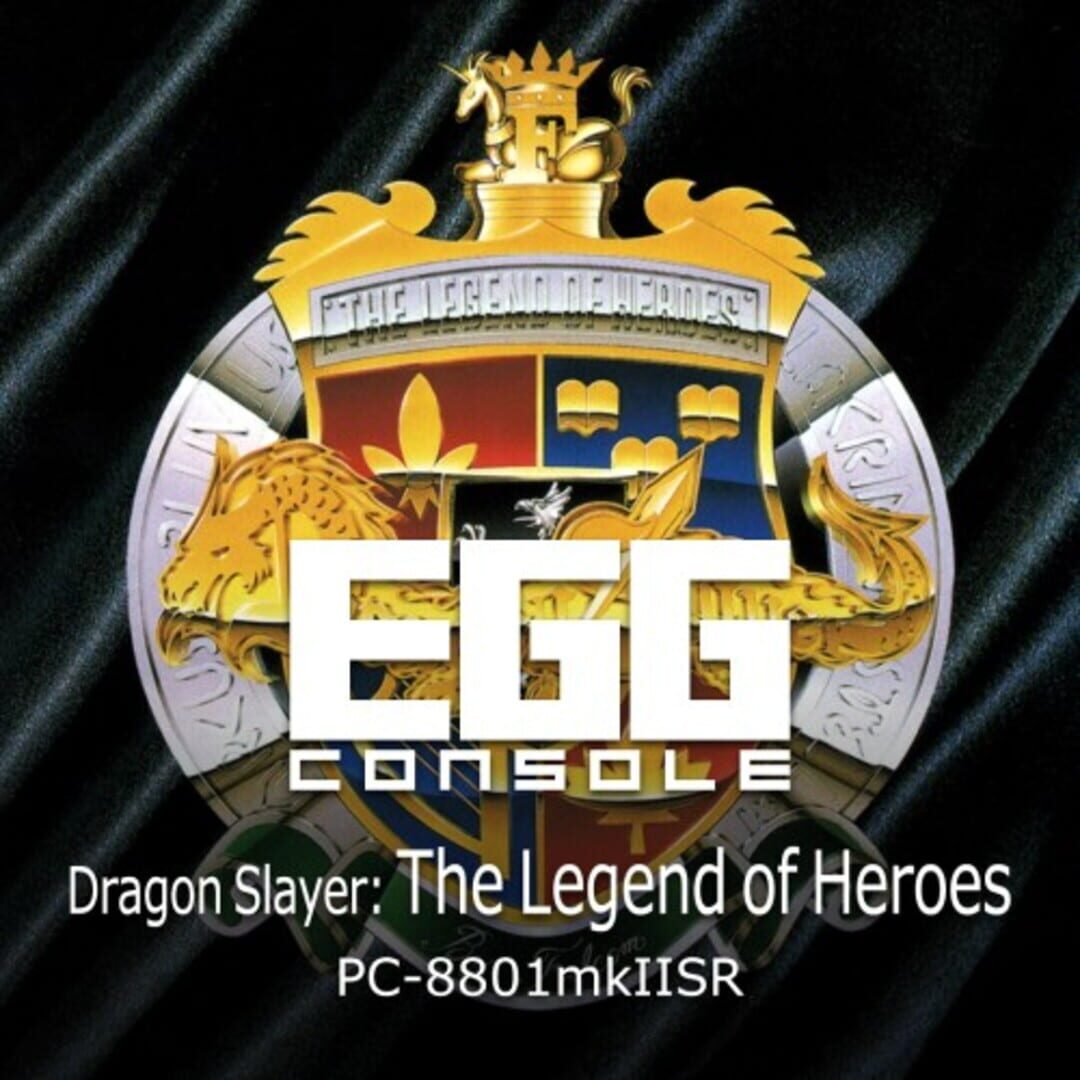 Eggconsole Dragon Slayer: The Legend of Heroes PC-8801mkIISR Cover
