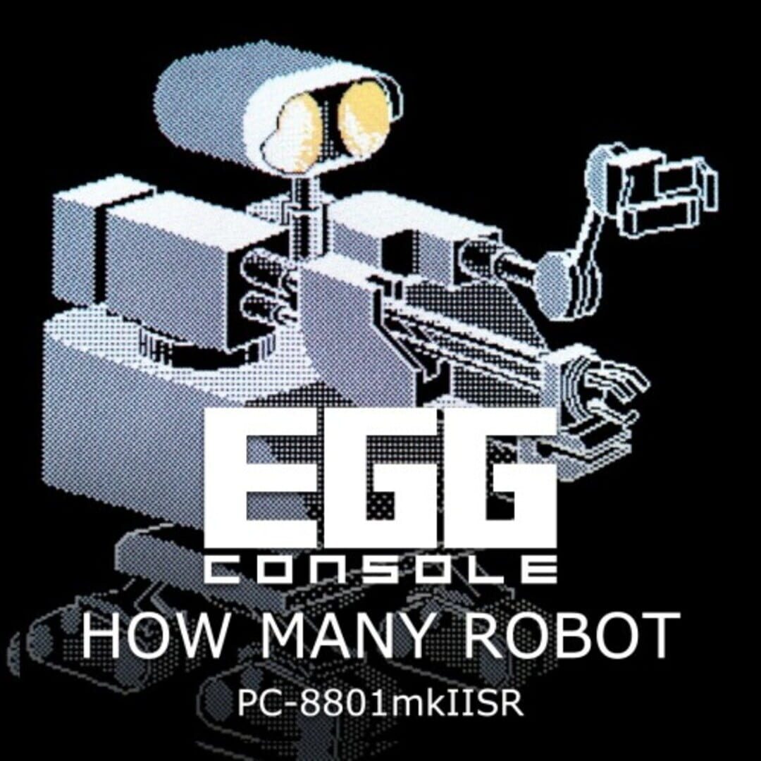 Capa de Eggconsole How Many Robot PC-8801mkIISR