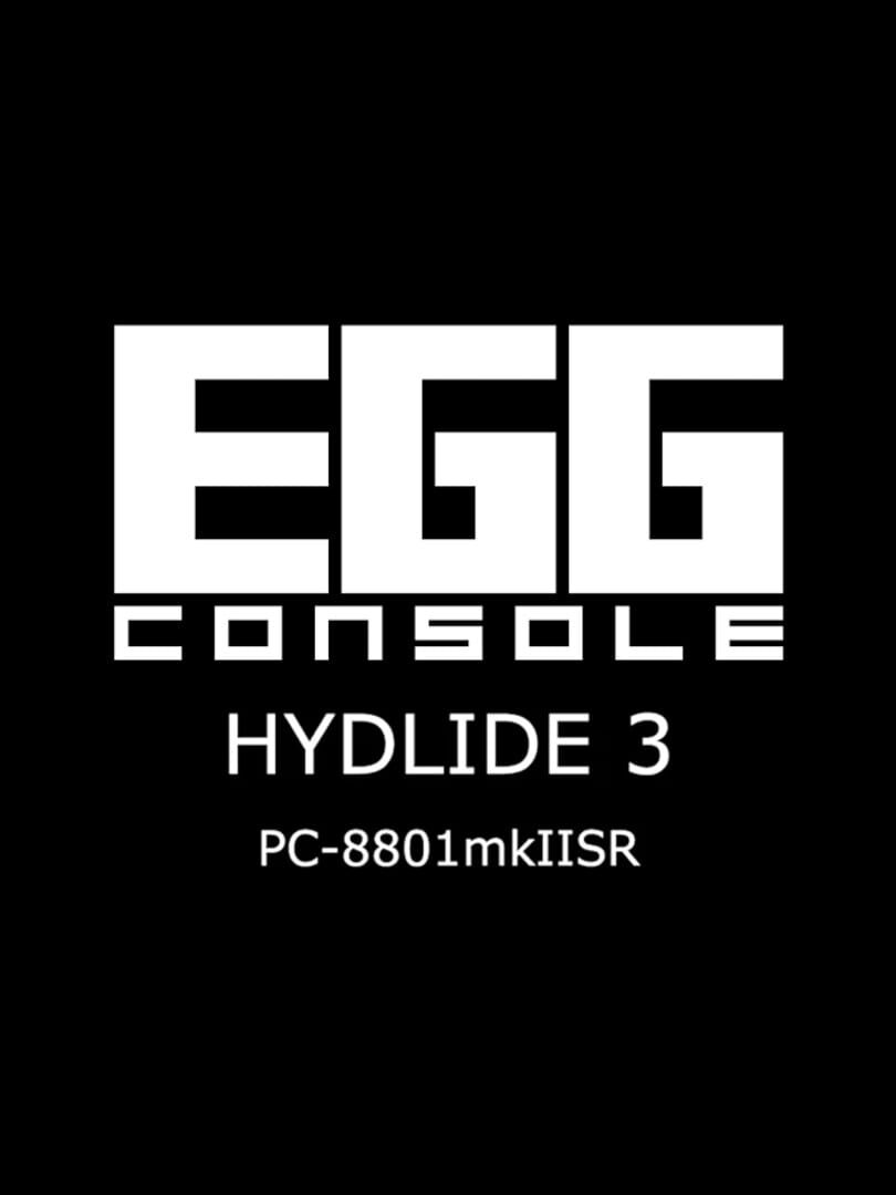 Eggconsole Hydlide3 PC-8801mkIISR カバー