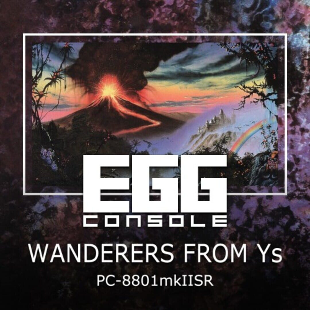 Eggconsole Wanderers From Ys PC-8801mkIISR カバー