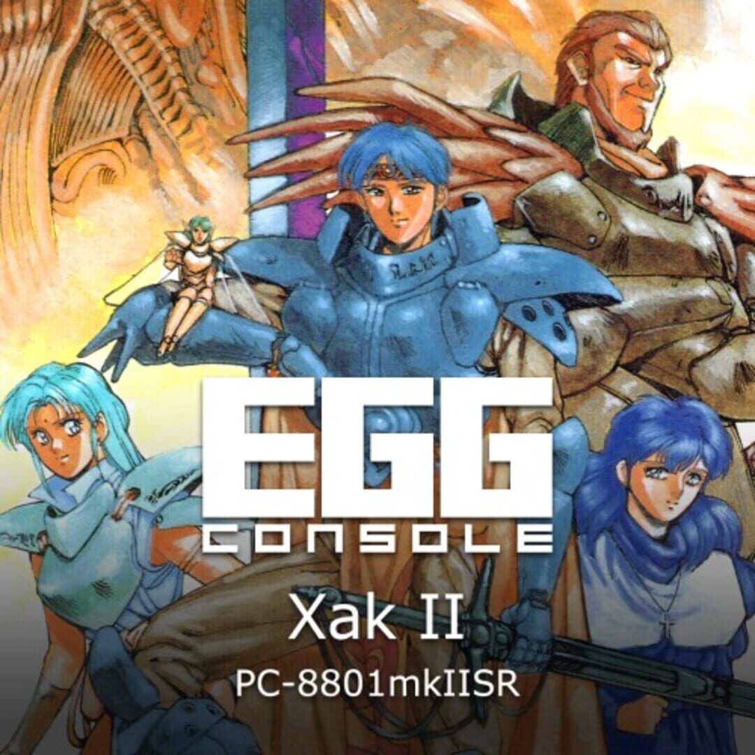 Eggconsole Xak II PC-8801mkIISR カバー