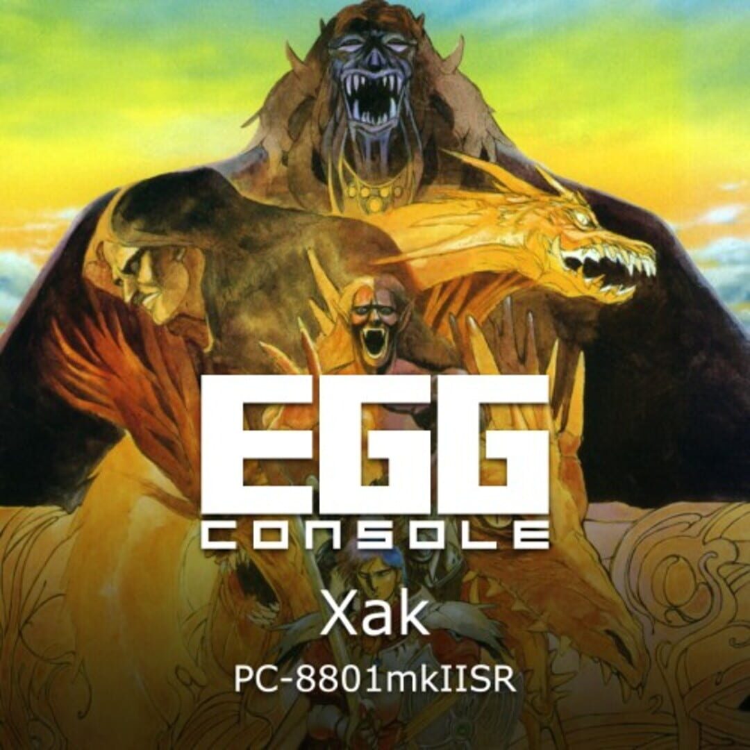 Capa de Eggconsole Xak PC-8801mkIISR