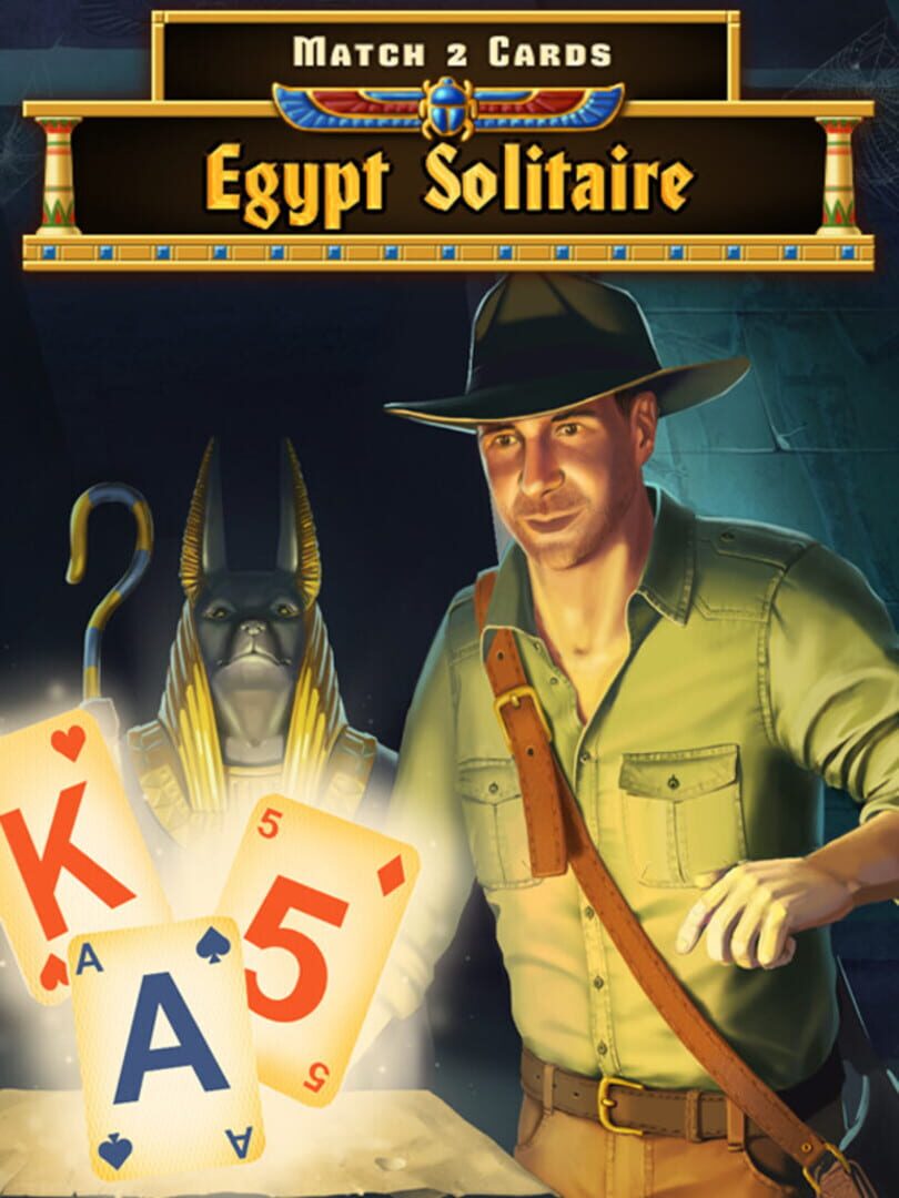 Egypt Solitaire. Match 2 Cards Cover