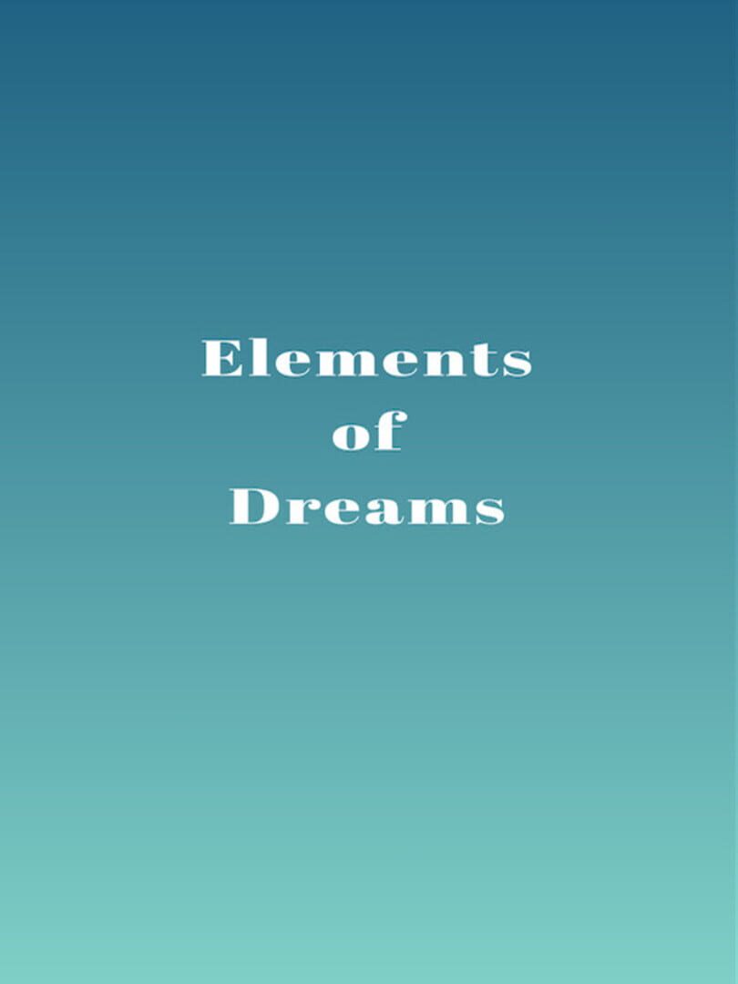 Couverture de Elements of Dreams