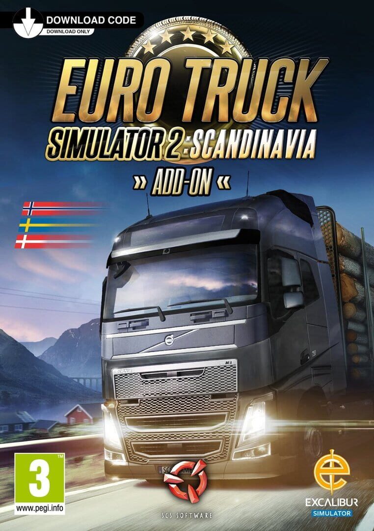 Euro Truck Simulator 2: Scandinavia Cover