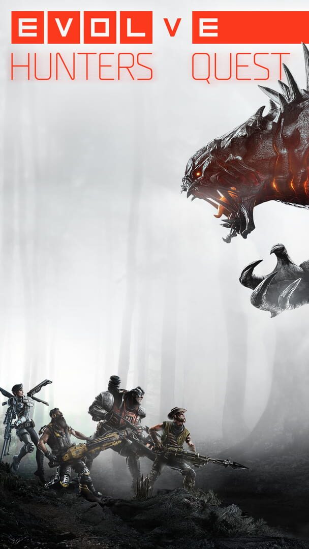 Copertina di Evolve Hunters Quest