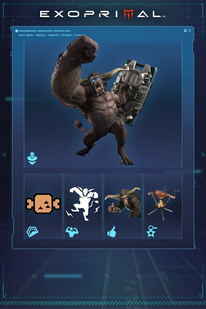 Capa de Exoprimal: Roadblock Monster Hunter Set