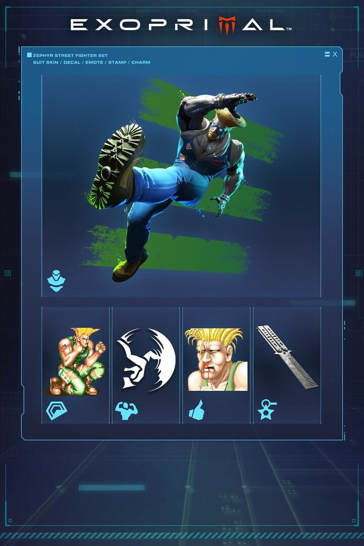 Exoprimal: Zephyr Street Fighter Set Cover