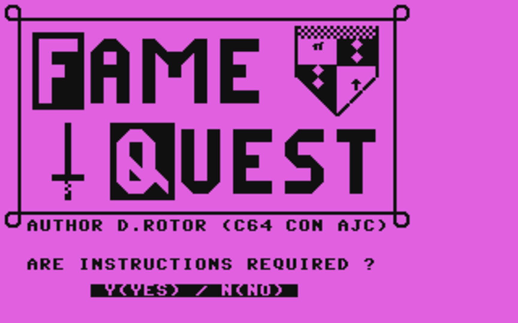 Capa de Fame Quest