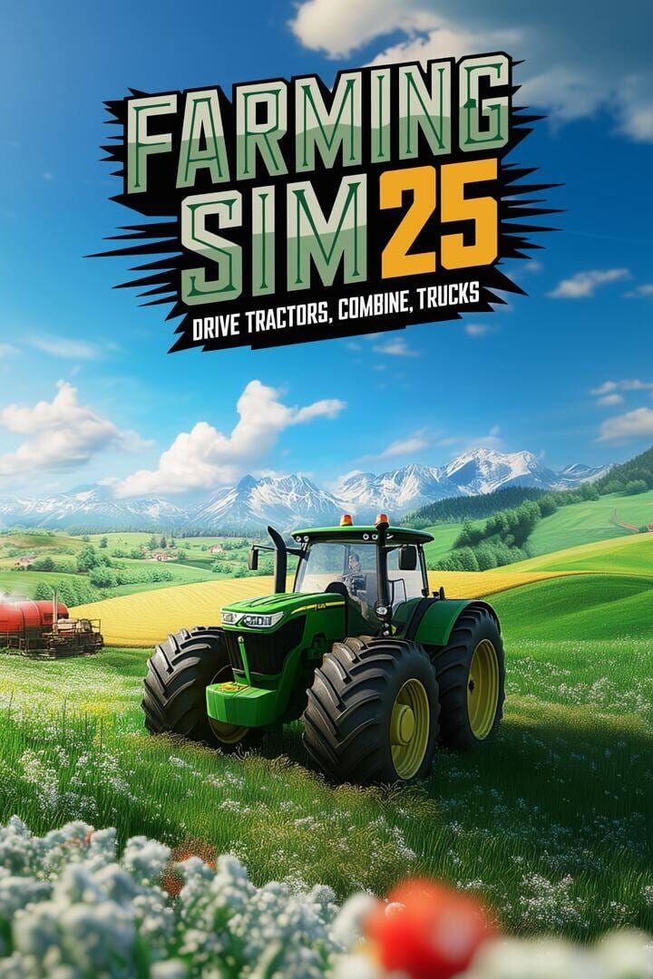 Farming Sim 25: Drive Tractors, Combine, Trucks カバー