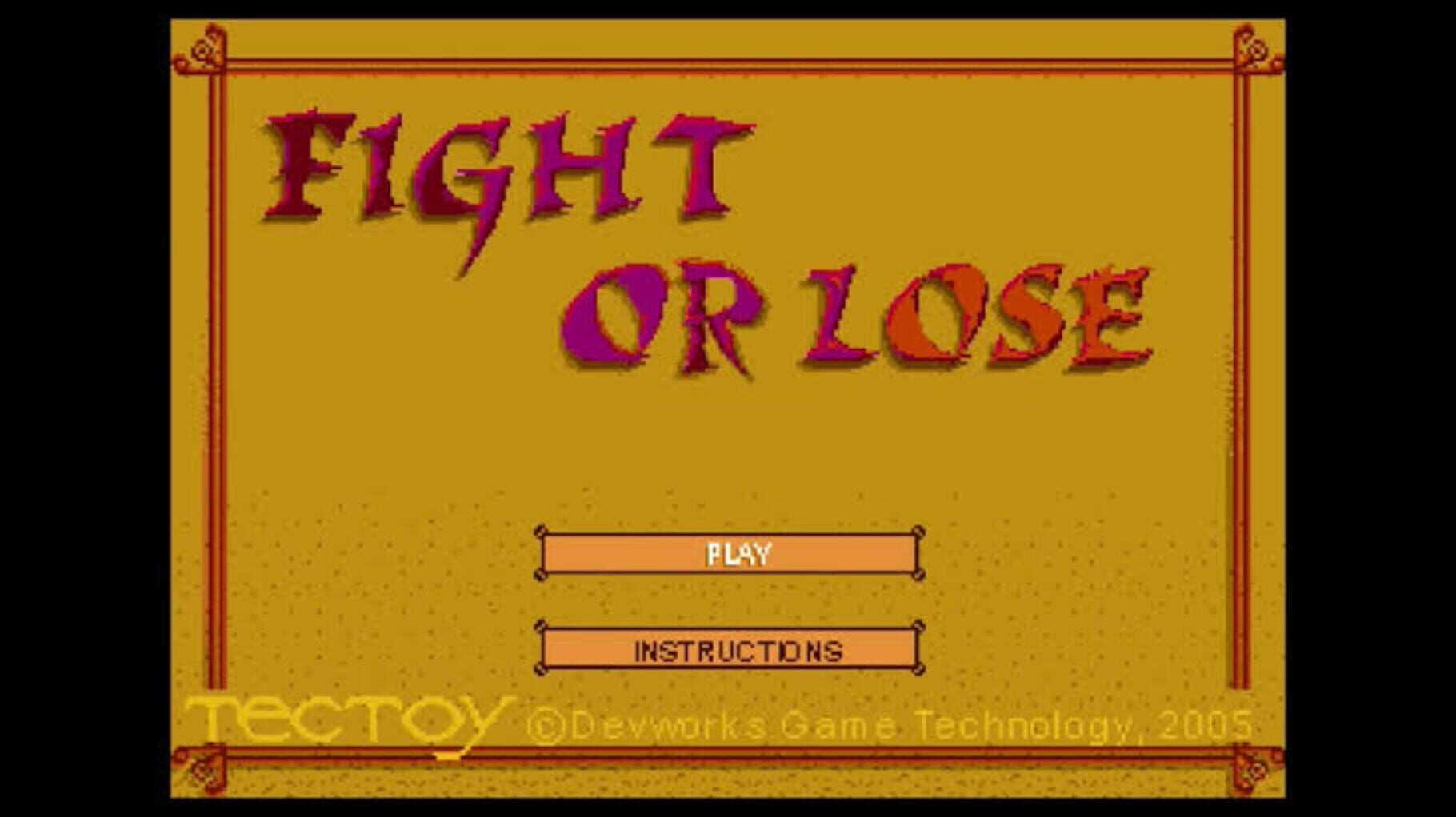 Capa de Fight or Lose