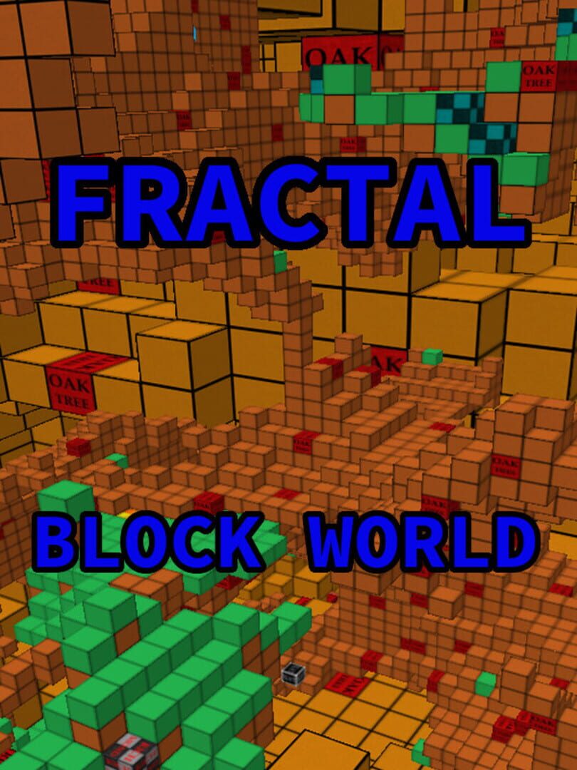 Fractal Block World Cover