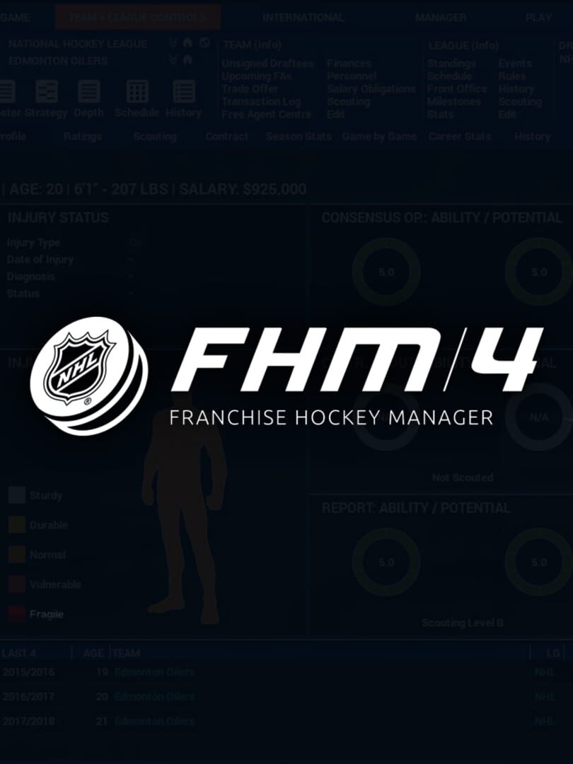 Copertina di Franchise Hockey Manager 4