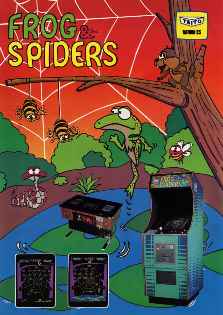 Couverture de Frog & Spiders