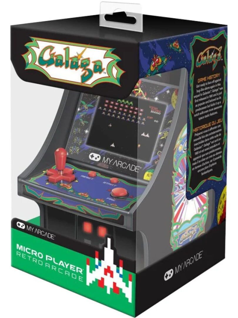 Portada de Galaga Micro Player