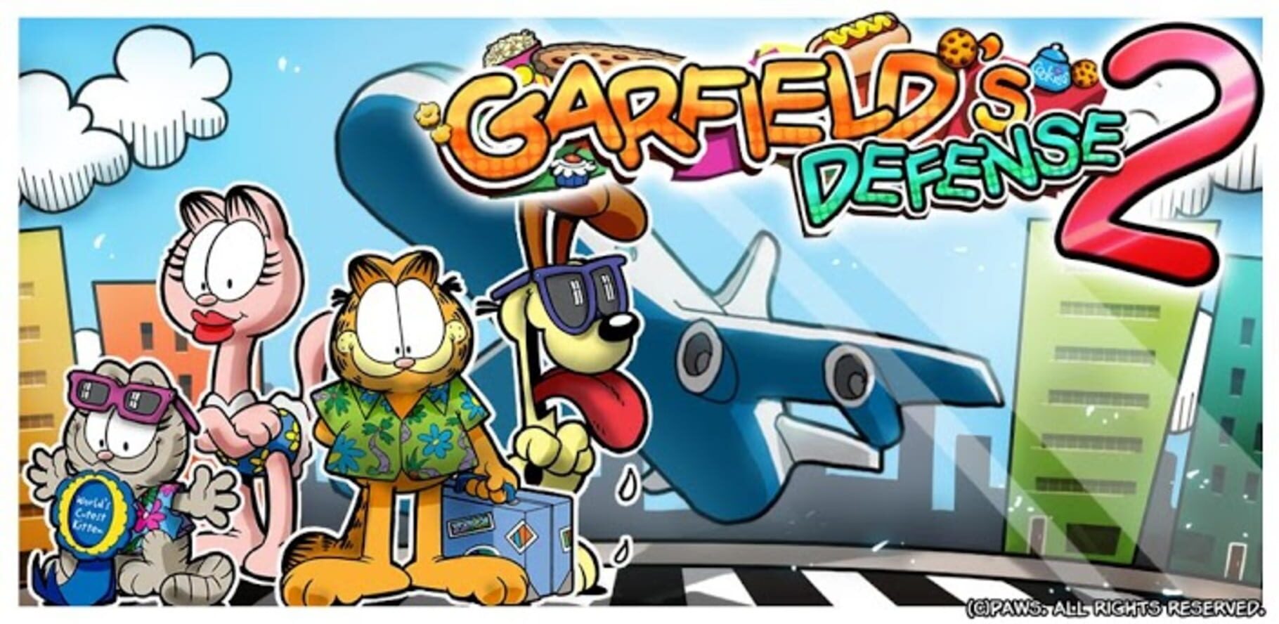 Capa de Garfield's Defense 2: The Food Invaders Strike Back