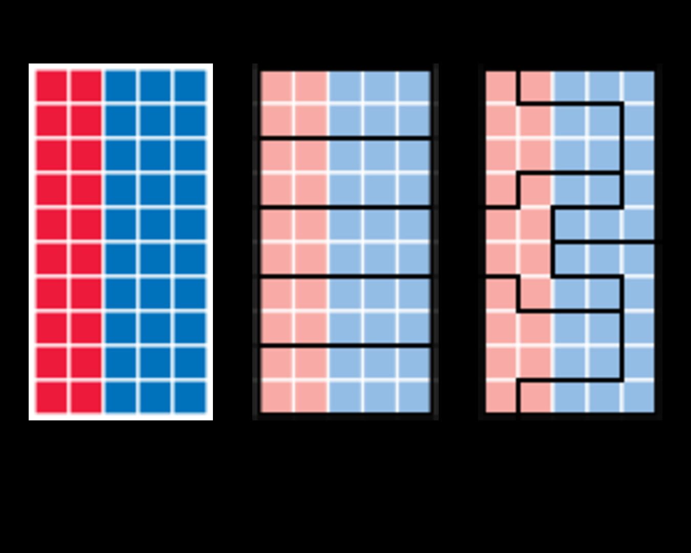 Gerrymandering: Red vs Blue Cover