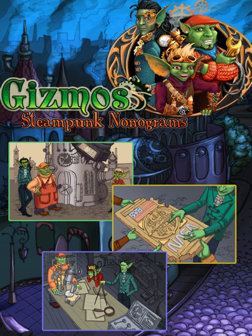 Gizmos: Steampunk Nonograms Kapağı