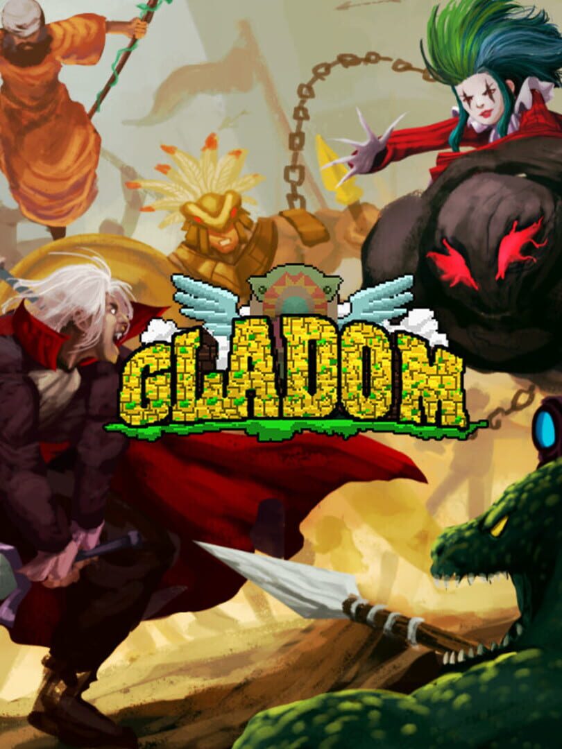 Gladom: The 2D MOBA in Pixel Art Cover
