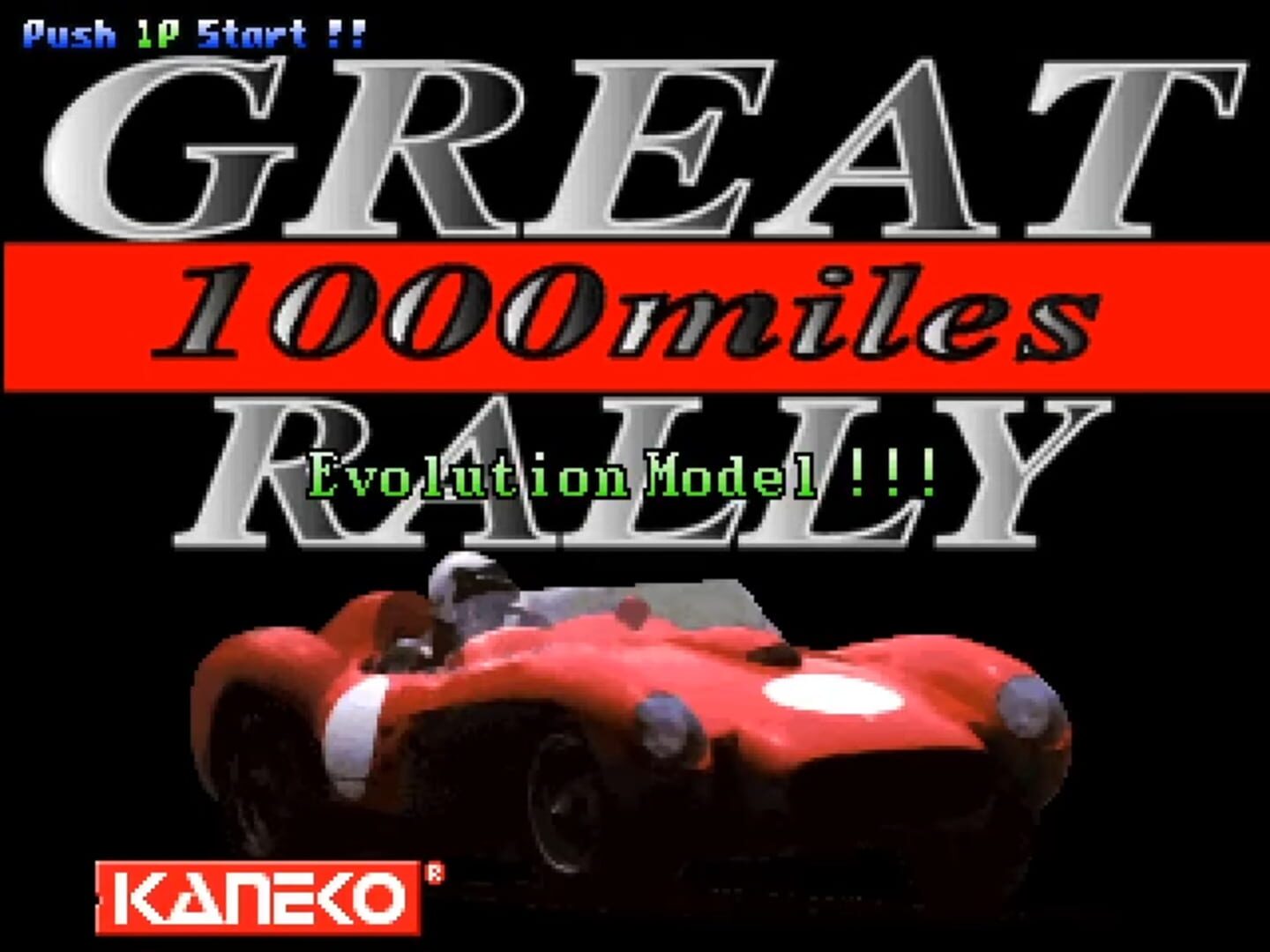 Great 1000 Miles Rally: Evolution Model!!! カバー