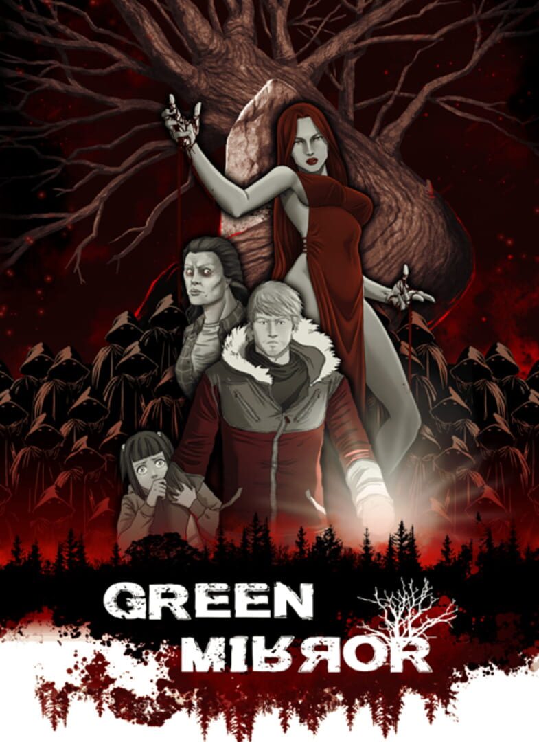 Green Mirror Cover