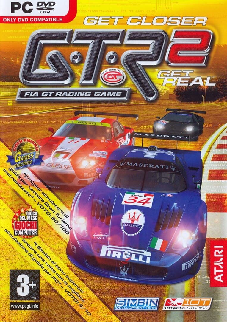 GTR 2: FIA GT Racing Game Kapağı