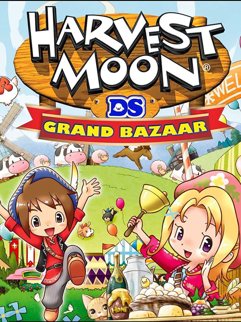 Harvest Moon DS: Grand Bazaar Cover