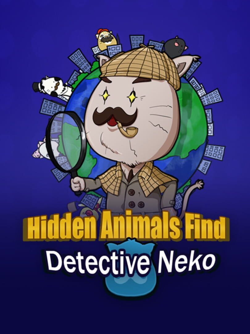 Copertina di Hidden Animals Find : Detective Neko